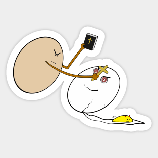 Eggsorcism Sticker